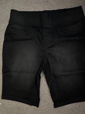 Avenue Black High-Rise Women’s Jeans Shorts